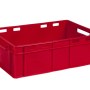 Ящик пластиковий 600х400х190 червоний