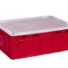 Ящик пластиковий 600х400х190 червоний