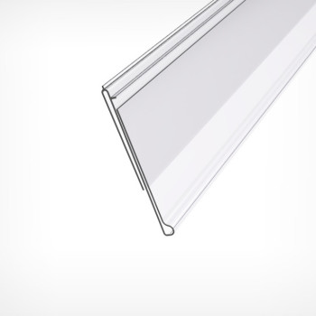 IP39 Цінникотримач для полиць. Довжина 985 мм, прозорі