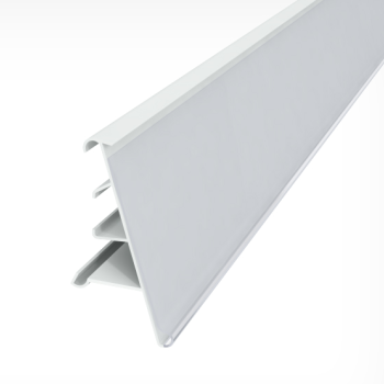 LF39 Цінникотримач для полиць холодильників Linde, 1250 мм, білий