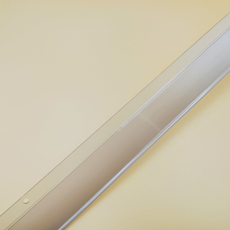 DBH39_1000 мм Цінникотримач універсальний, 4 отвори під кліпси (купувати окремо)