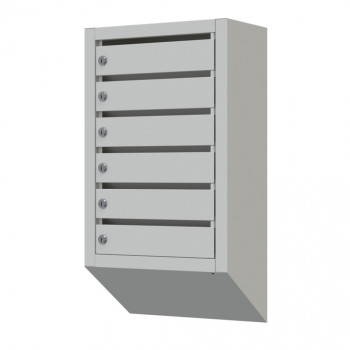 Ящики поштові від 4 до 12 квартир із задньою стінкою