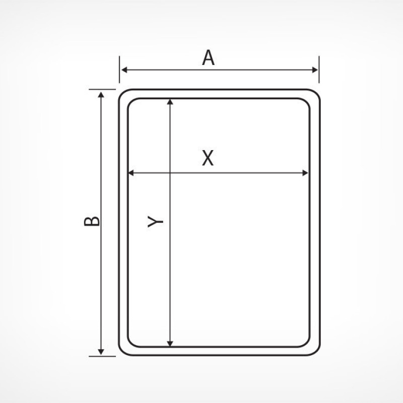 Рамка А4 пластикова