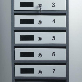 Скриньки поштові від 3 до 10 квартир із задньою стінкою