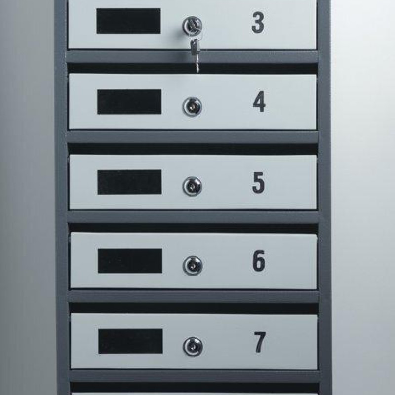 Скриньки поштові від 3 до 10 квартир із задньою стінкою