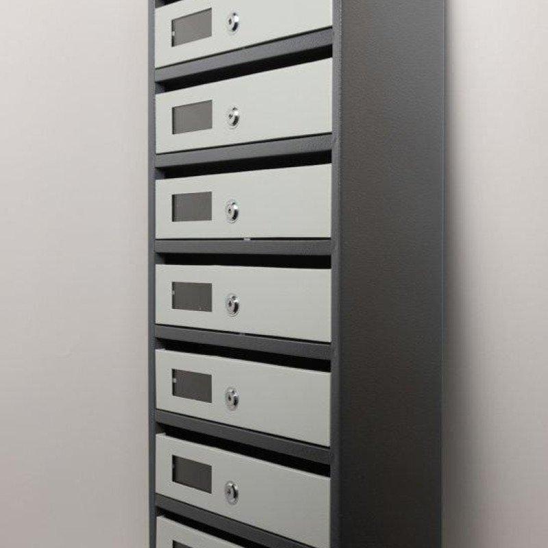 Скриньки поштові від 3 до 10 квартир із задньою стінкою