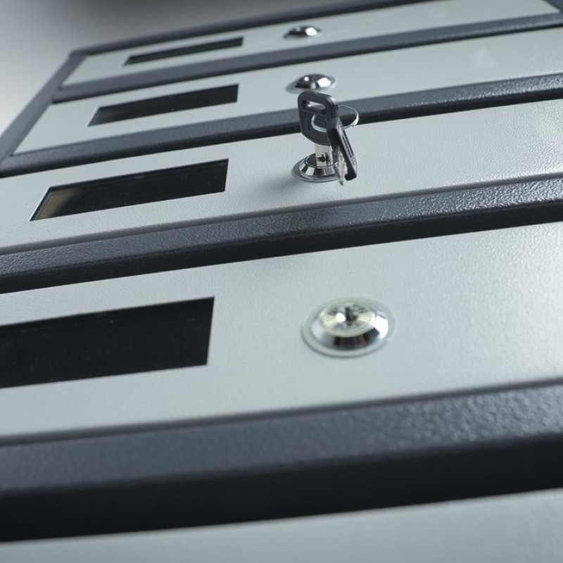 Скриньки поштові від 3 до 10 квартир із задньою стінкою