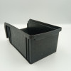 Ящик контейнер 702 ПРЕМІУМ 170х100х70 мм складський для зберігання метизів чорний
