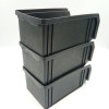 Ящик контейнер 702 ПРЕМІУМ 170х100х70 мм складський для зберігання метизів чорний
