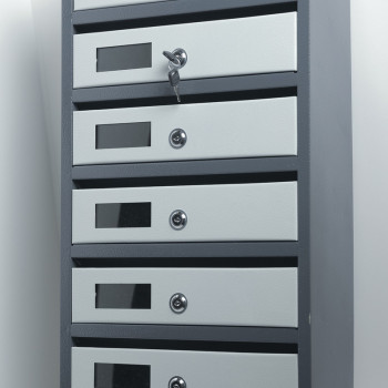 Скриньки поштові від 3 до 10 квартир із задньою стінкою