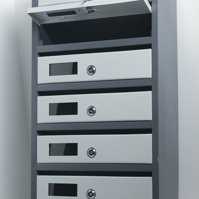 Скриньки поштові від 3 до 10 квартир із задньою стінкою