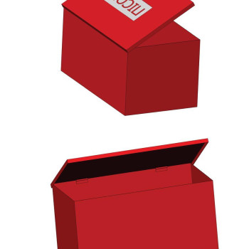 Ящик пожежний для піску 500x970x430 мм (0,2 м3)