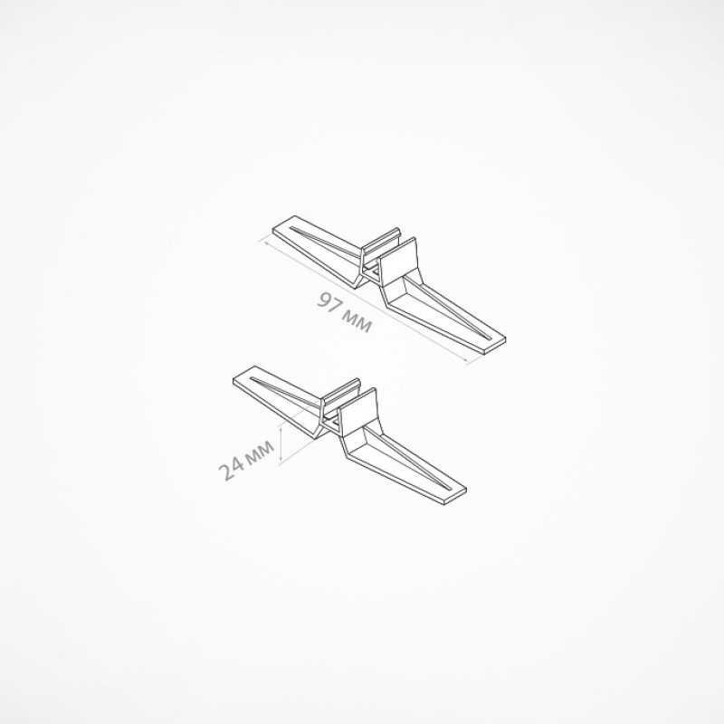 Тримач рамки 90° BASE-90 (2 шт.)