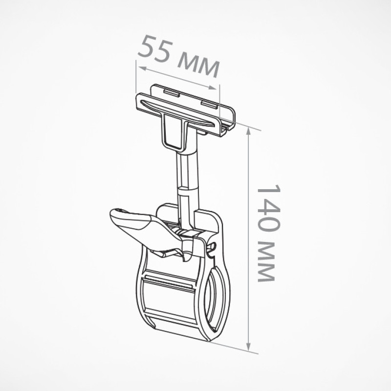 CLAMP-T Універсальний тримач пластикової рамки