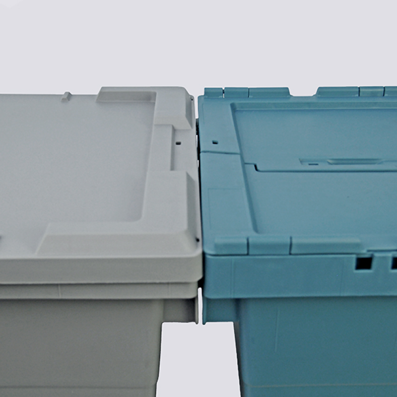 Ящик пластиковий з кришкою  600х400х240 первинний N6423-ALC