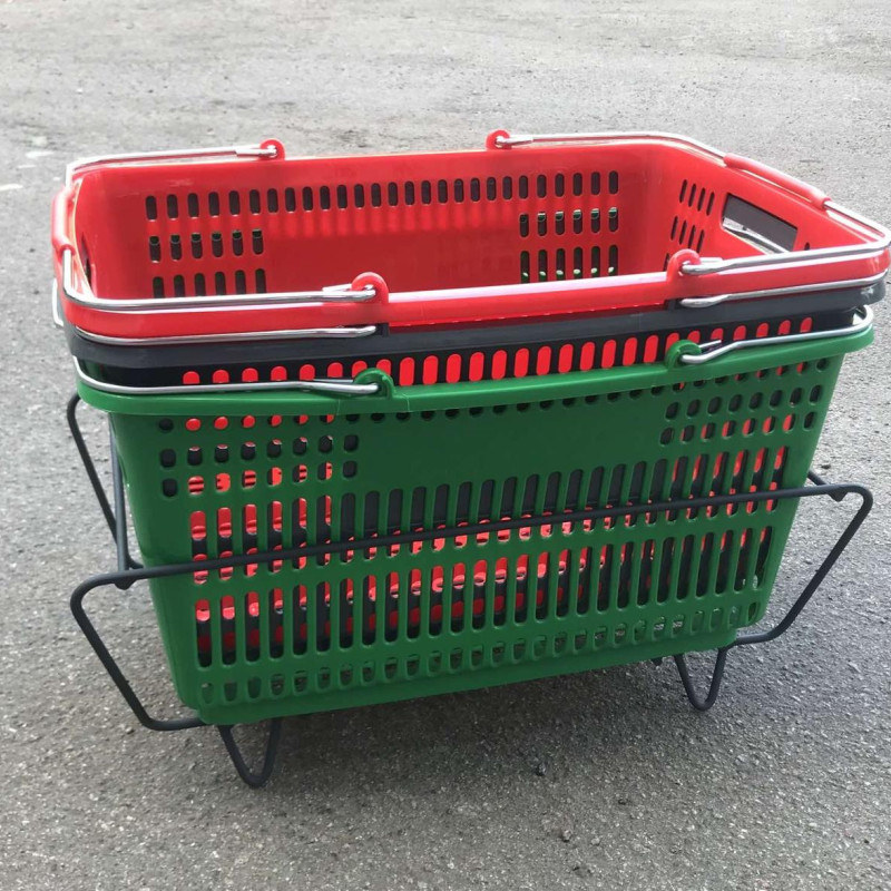 Підставка для кошиків стаціонарна, накопичувач для кошиків