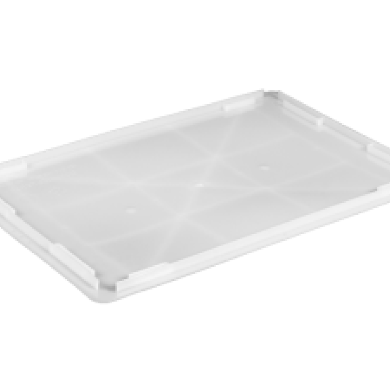 Кришка для ящиків 600х400 мм біла внутрішня