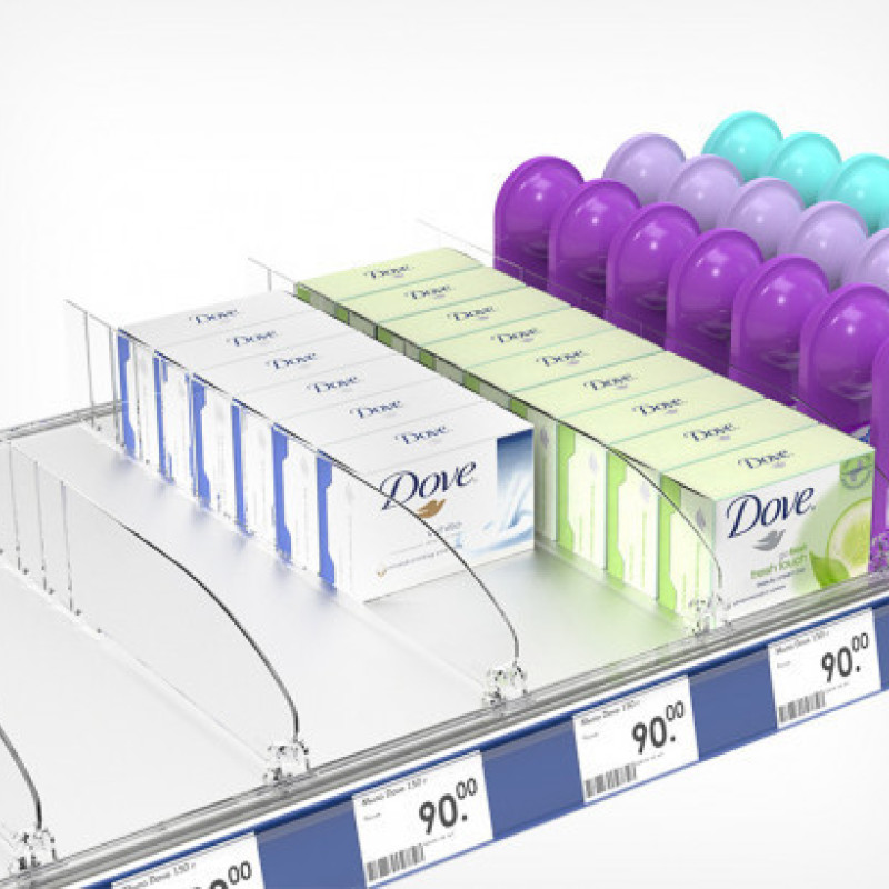 DIV60 Роздільник пластиковий висотою 60 мм, довжиною 185-335 мм