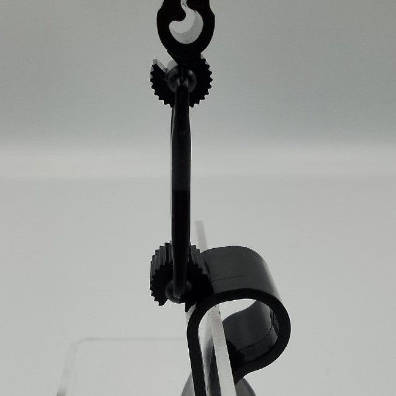 Цінникотримач на гастроємності 40 мм чорний