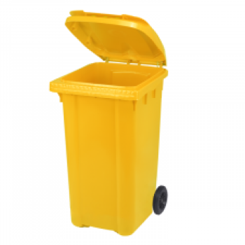 Контейнер для сміття 240 літрів жовтий