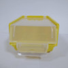 Ящик складаний жовтий із прозорою кришкою 175х110х75 мм