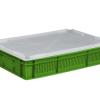 Ящик пластиковий 600х400х110 зелень втор.