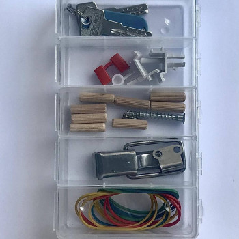 Органайзер 200х115х35 прозорий на 5 комірок