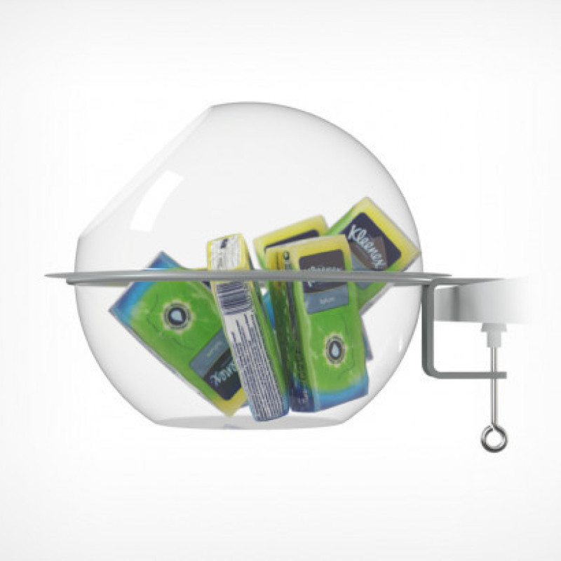 Дисплей напівкруглий для дрібного товару BOWL, нижня секція