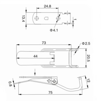 Засувка MV022 з нержавіючої сталі SS-304