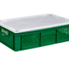 Ящик пластиковий 600*400*155 кольоровий
