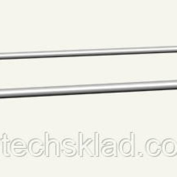 Гачок одинарний із цінникотримачем на перфорацію, 350 мм