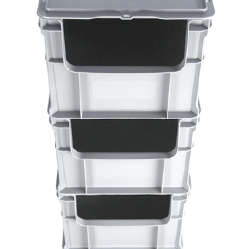 Ящик пластиковий 400х300х230 мм з вирізом