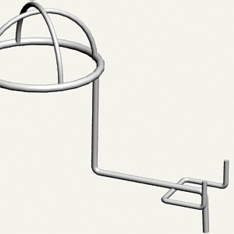 Гачок для шапок сферичний, 160 мм (обрати кріплення)