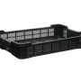 Ящик пластиковий чешка 600х400х110/100 чорний (1.15 кг) вторинний