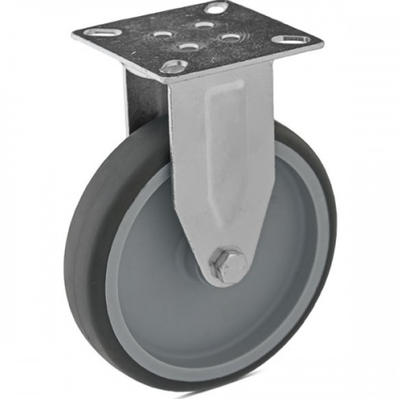 Колесо 125 мм апаратне з неповоротним кронштейном