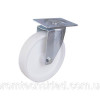Колесо поворотне з підшипником ковзання 80 мм, поліпропілен (110 кг наргузка)
