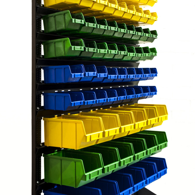 Ящик-бокс 702 ПРЕМІУМ 170х100х70 мм для склада жовтий