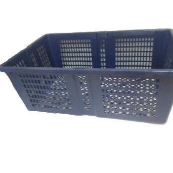 Ящик пластиковий перфорований 350х235х130 синій