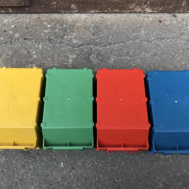 Ящик-лоток 702 СТАНДАРТ 155х100х75 мм пластиковий зелений