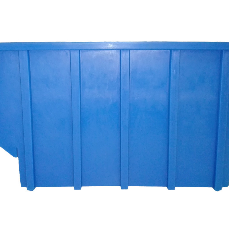 Стелаж 1800 мм для металізаторів із синіми шухлядами 350х210х200 мм