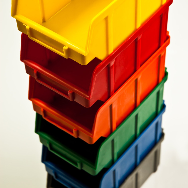 Ящик-лоток 701 СТАНДАРТ 230х145х125 мм пластиковий для метизів жовтий