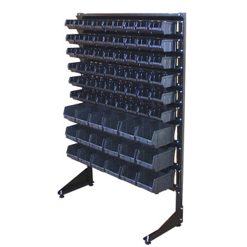 Стелаж 1500 мм з чорними ящиками стандарт