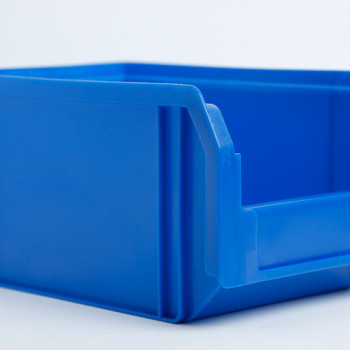 Стелаж двосторонній 1500 мм з пластиковими ящиками преміум