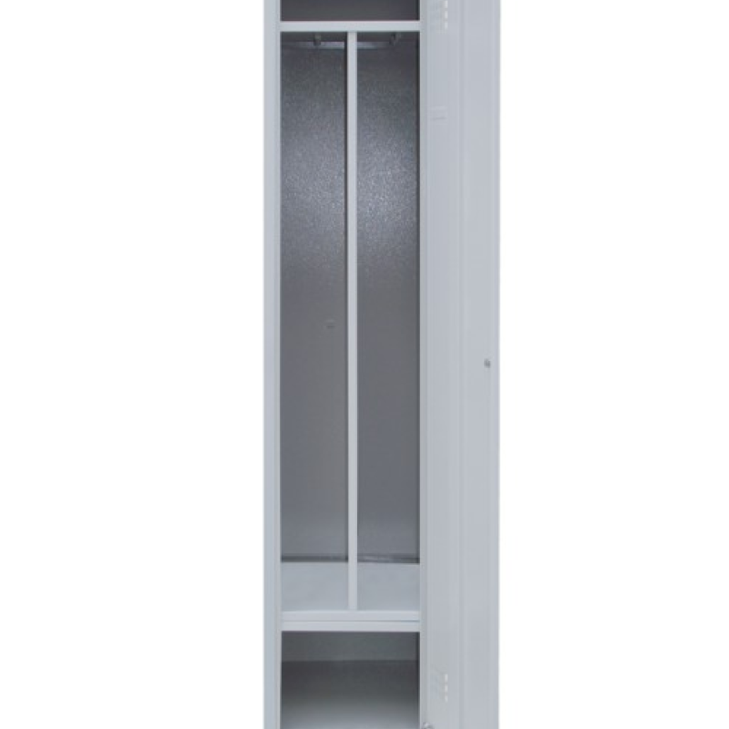 Гардеробна шафа металева з перегородкою (без пдв)