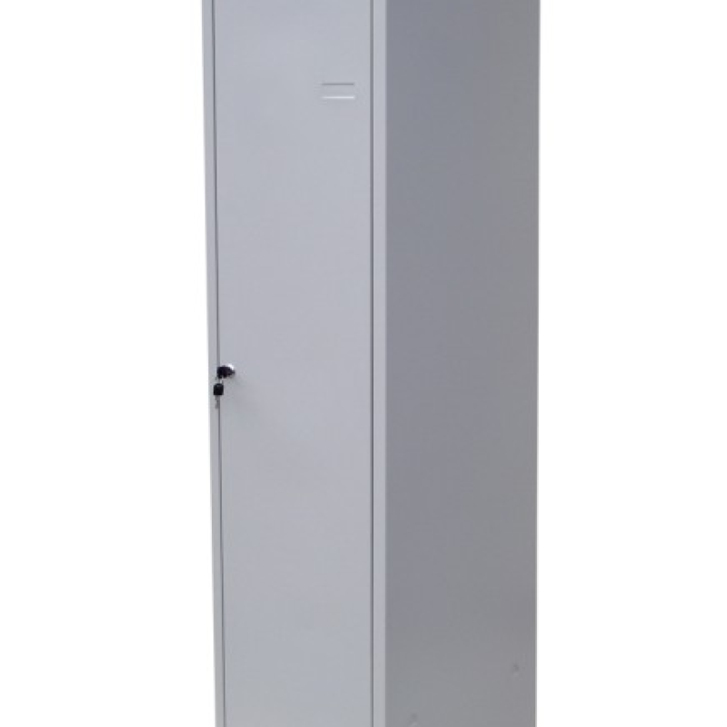 Гардеробна шафа металева з перегородкою (без пдв)