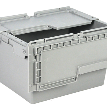 Ящик пластиковий з кришкою 400х300х240 первинний для логістики N4323-ALC