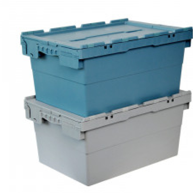 Ящик пластиковий 600х400х295 с кришкою для дистрибуції N6428-ALC