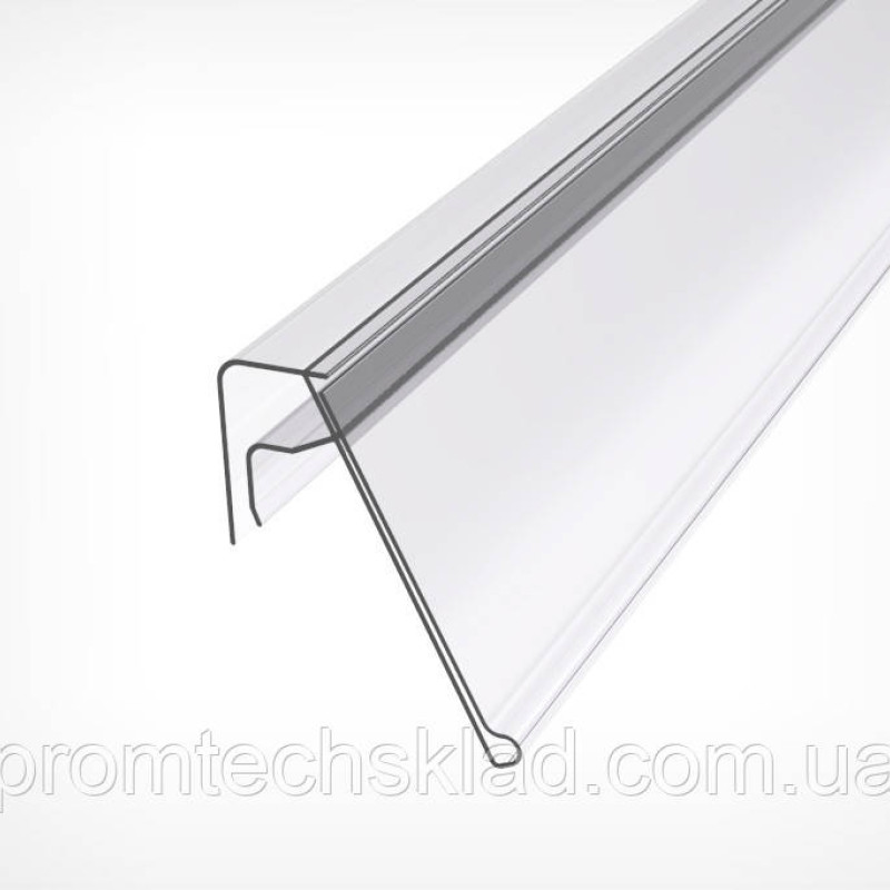 KE39 Цінникотримач для кріплення на кошики з металевих прутів, 1м 1250