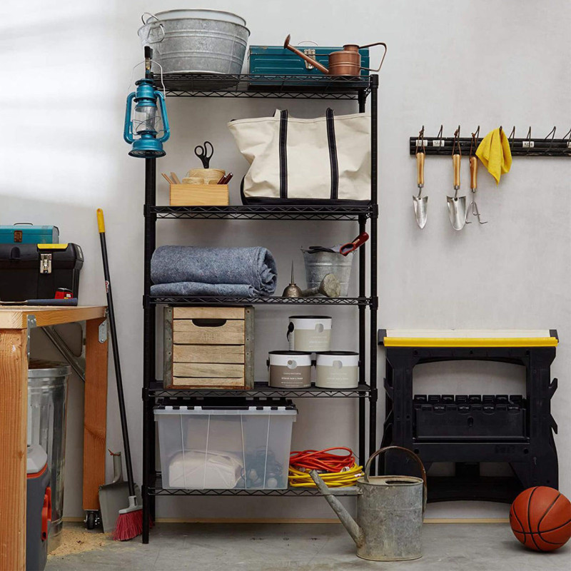 Стелаж  FULLWAY METAL 5 полиць 90х35х180