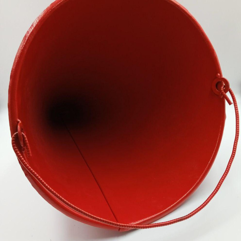 Відро пожежне металеве конусне 7 літрів